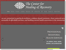 Tablet Screenshot of healingandrecoverykc.com